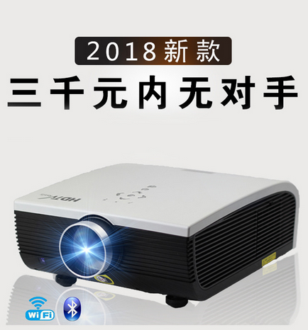 R5800HD投影儀高清家用1080p無線智能wifi投影機(jī)3D商務(wù)辦公安卓4k