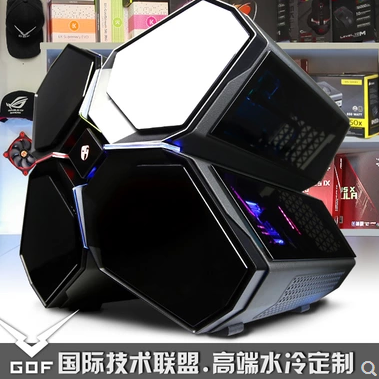 GOF i7 8700K/1080Ti GTA吃雞游戲水冷臺式電腦主機高配全套3