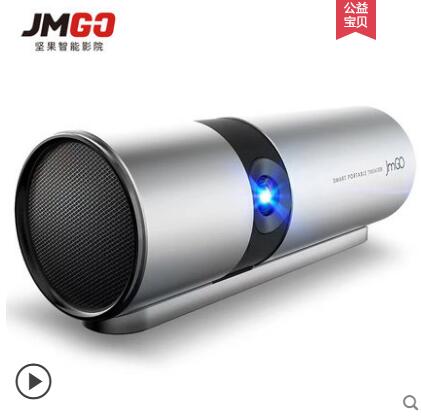 堅果P2投影儀家用小型便攜式高清1080p無屏電視4k無線wifi手機家庭影院3d安卓蘋果智能微型迷你辦公投影機